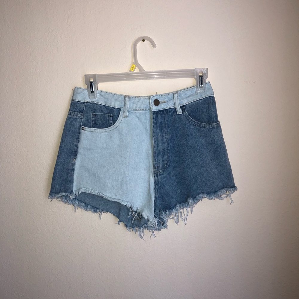 Denim shorts